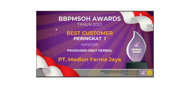 BBPMSOH Award, Proof of Medion Innovation Quality