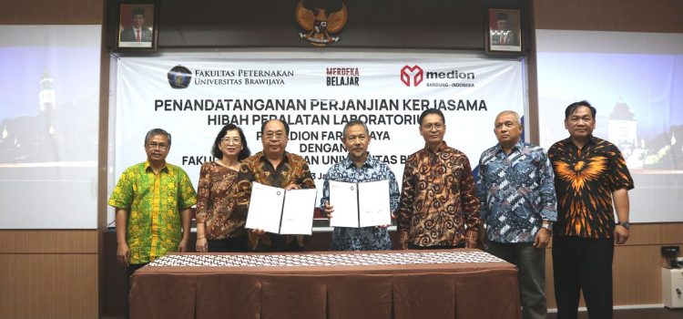 Medion Grants Laboratory Equipment to Brawijaya University