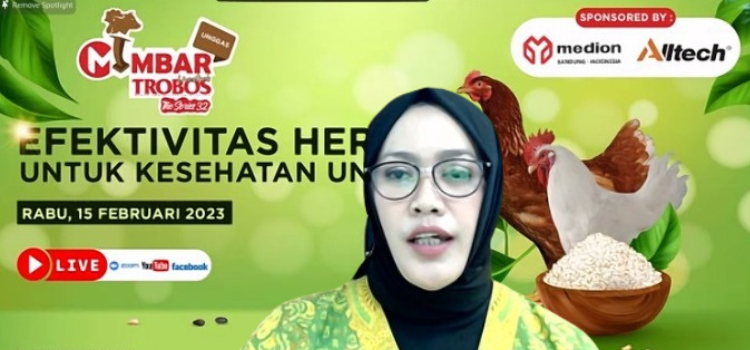 Medion Berikan Edukasi Manfaat Tanaman Herbal Terstandar untuk Kesehatan Unggas