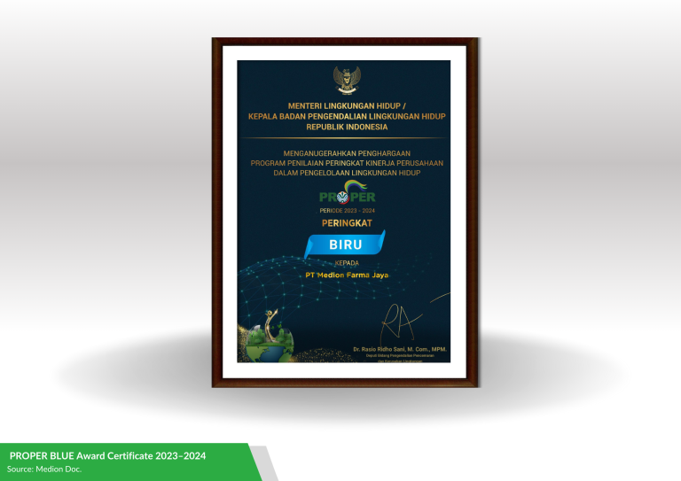 PROPER BLUE Award Certificate 2023–2024